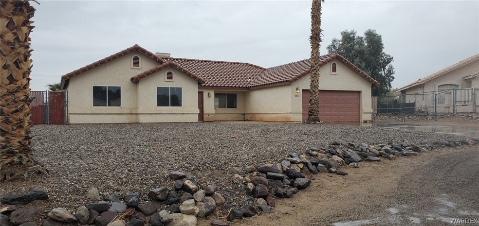 Street view of home and garage