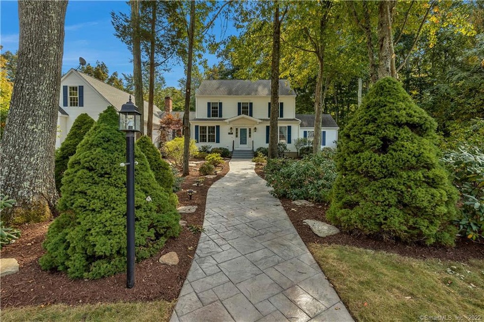 Front view of walkway from road and professionally