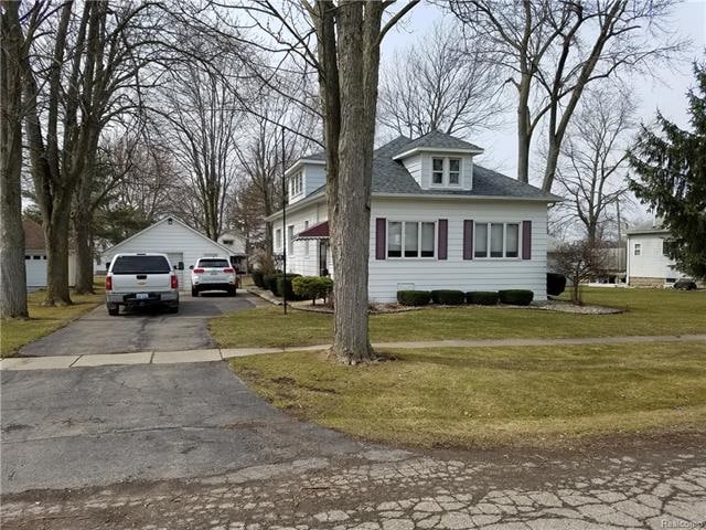 This is a view of the front of the home.