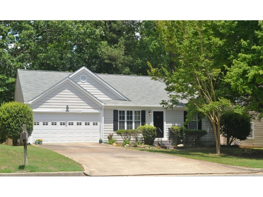 Front View with low maintenance lawn care