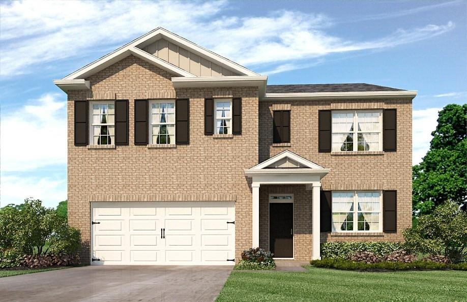 Color Rendering of Plan & Elevation.