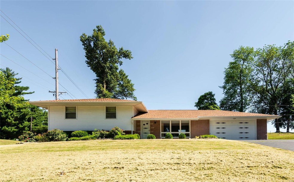 Great corner lot with attached 2 car garage