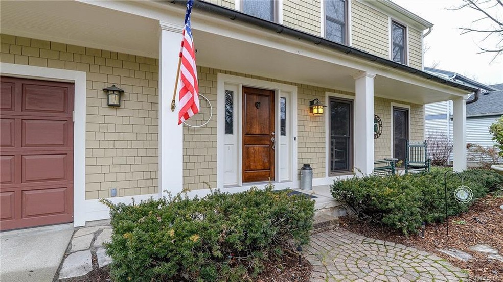 Welcome home! Brick paver walkway. Front porch.