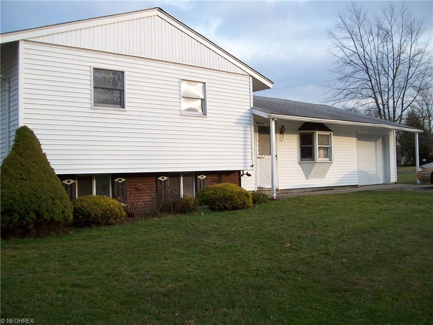 Split level home 3 bedrooms 1 bath. Family room in