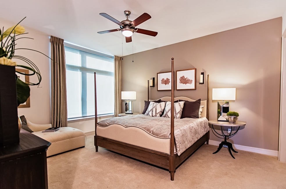 Spacious bedroom