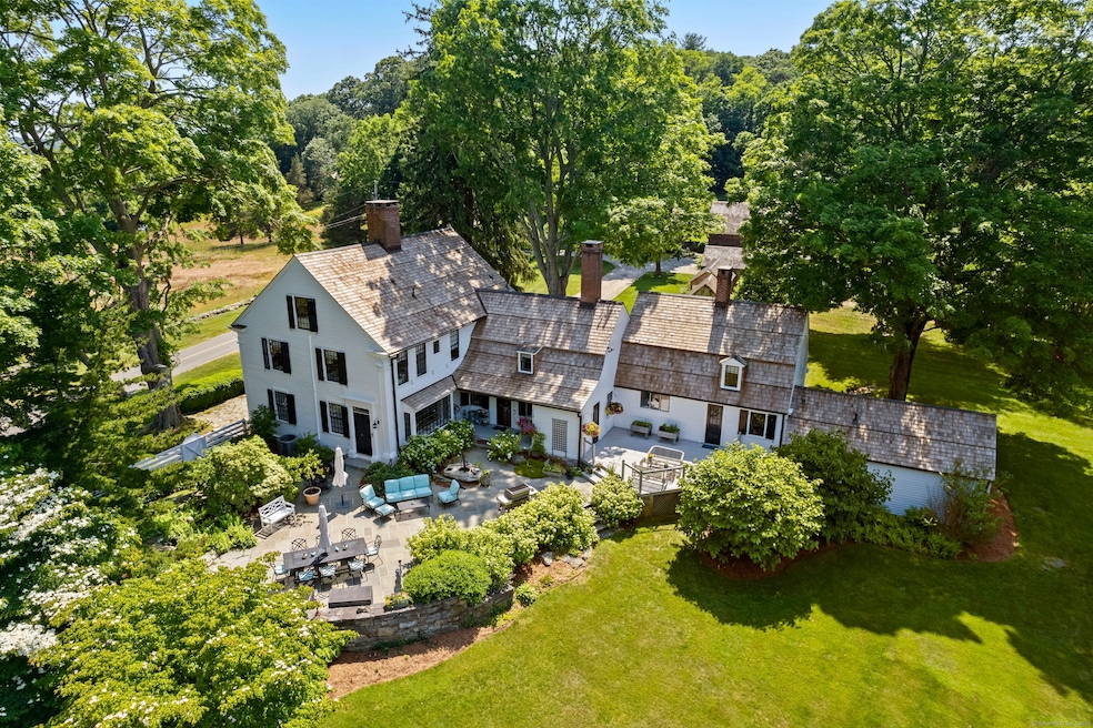 Stone terrace is beautifully 