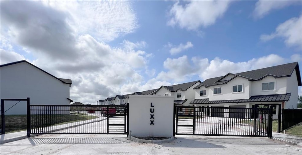 Gate featuring a residential view