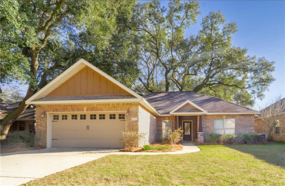 View of front of home featuring an attached garage