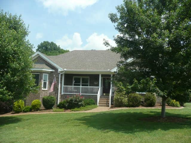 FRONT VIEW OF HOME ON BEAUTIFUL 1.7  ACRE LOT