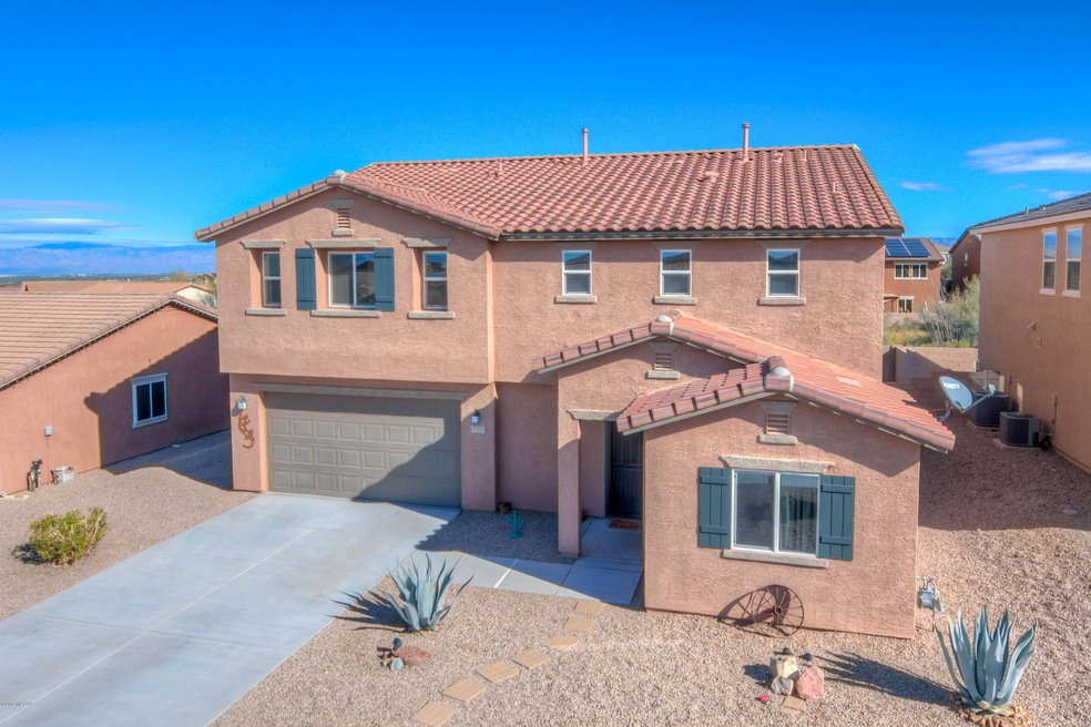 Large driveway