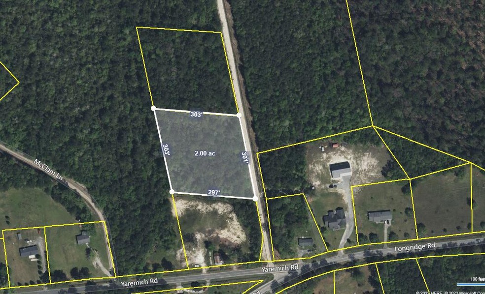 Lot B Aerial with acreage