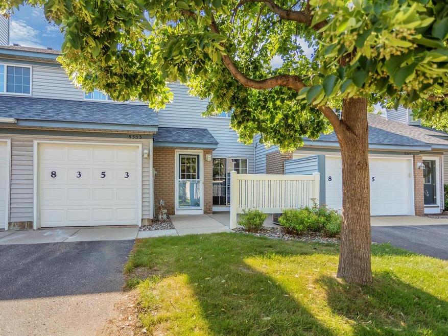 8353 Corcoran Circle has nice front patio with a f