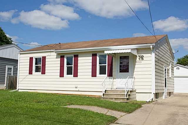 Exterior Front. Fresh Paint and new windows