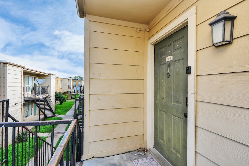 Unit 104 is a 3 bedroom 2 bath condo located on th