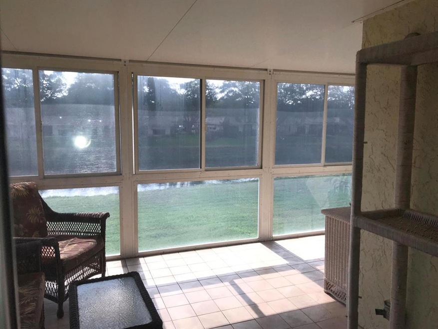 Screened patio