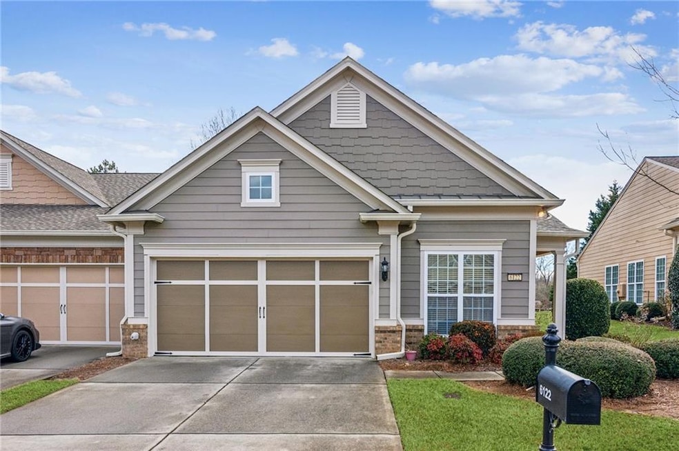 Craftsman-style home with a garage