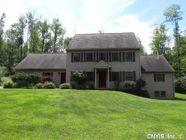 Exterior Front Handsome Colonial offers back door 