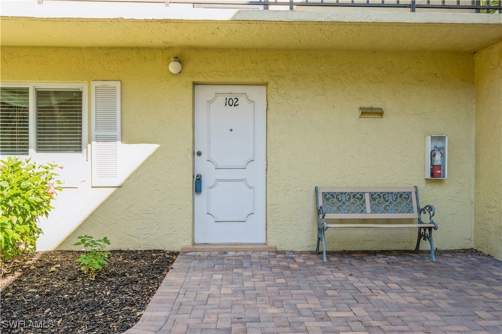 Front of condo