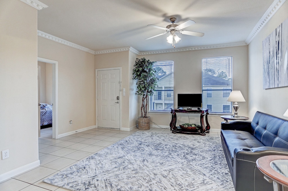 spacious living room