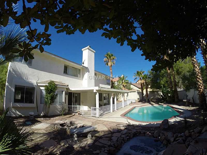 Property Photo. Large back yard with Pool, firepit