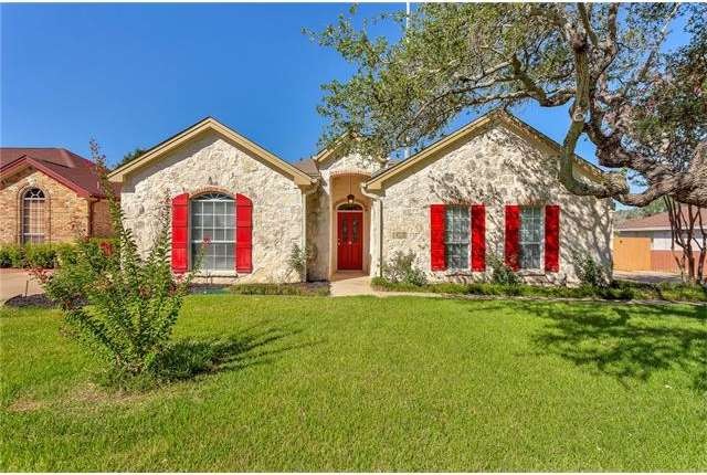 Located in Georgetown's Riverview Estates, this one-story home features 3 bedrooms, 2 full baths, a 2-car garage, and a salt water pool.