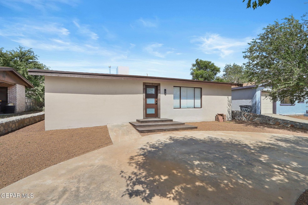 front of house landscaped