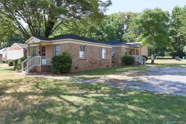 Identical-unit, all-brick, stand-alone duplex.