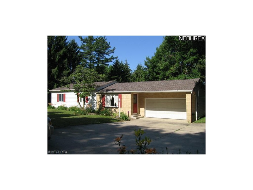 Front of house -- 2 car attached garage; oversized