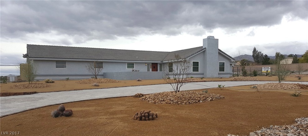 1 Story Ranch on over 2 Acres.