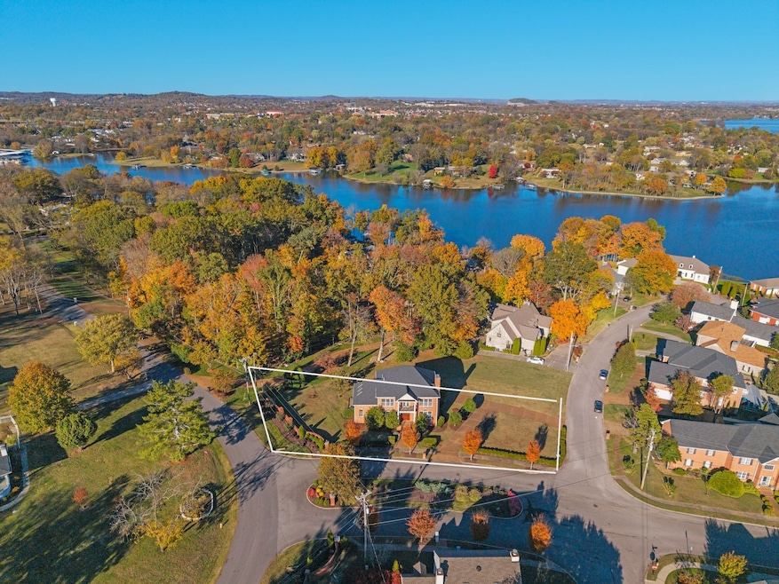 Welcome to one of the most peaceful settings in all of Middle Tennessee. The white property boundary line is an approximation.