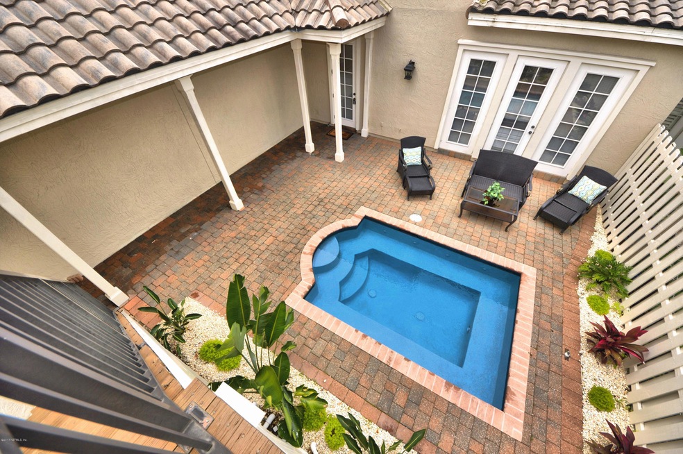 View of pool from Guest/Office Suite