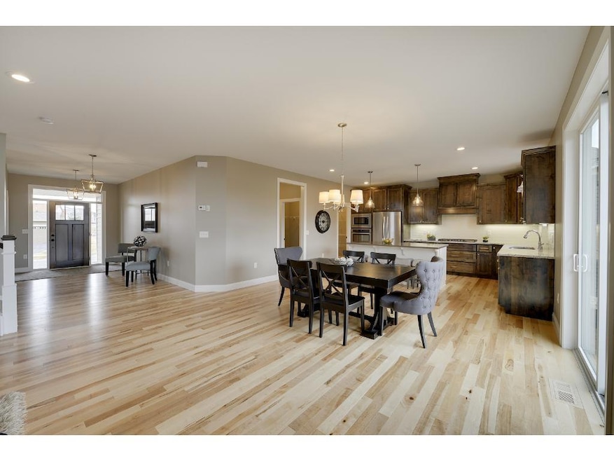 Hickory Hardwoods throughout brighten the main flo