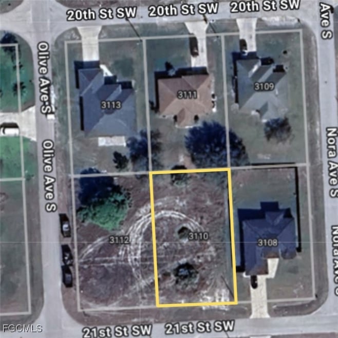 Aerial overview of property's location