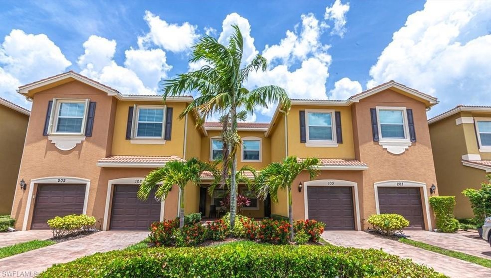 Multi unit property featuring a garage