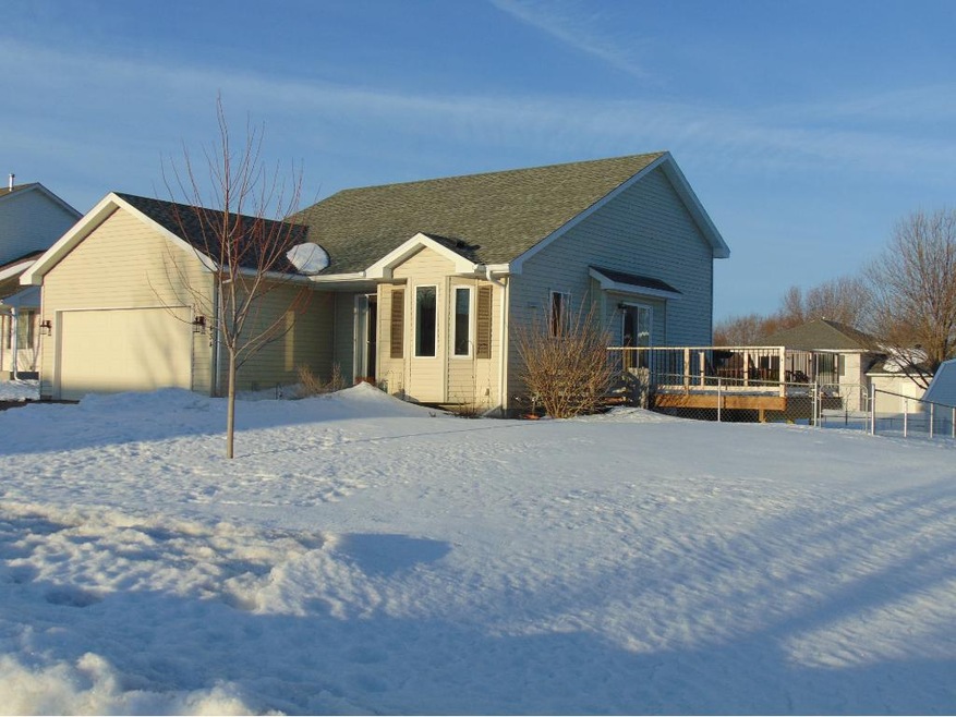 Front of the house facing east.