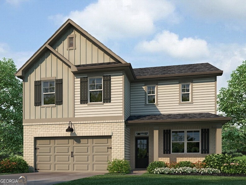 The Galen Elevation M at Oakhurst Glen in South Fu