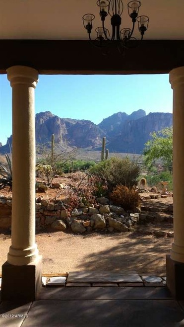 View from patio