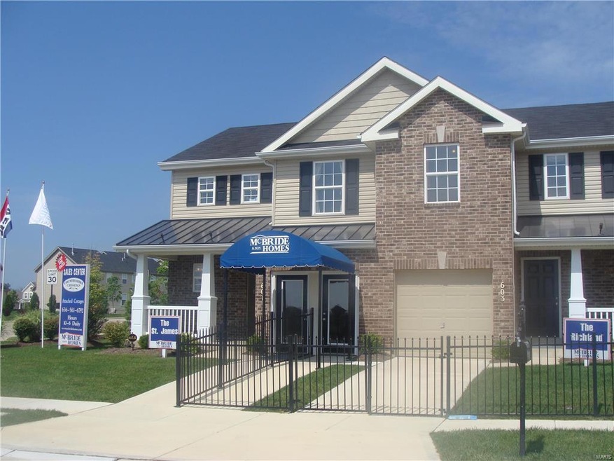 Photo image is of former St. James display home by