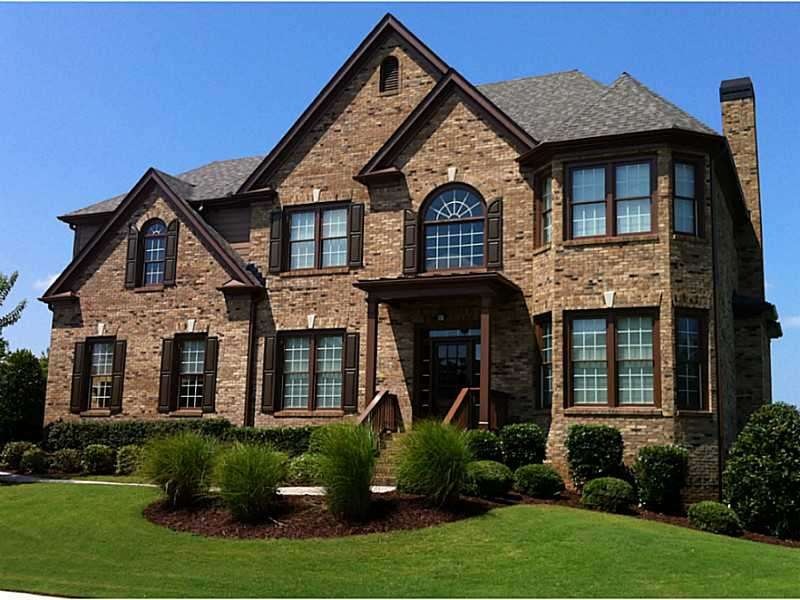 Exterior Front. 4 sides Brick on 1+ Acre  Lot