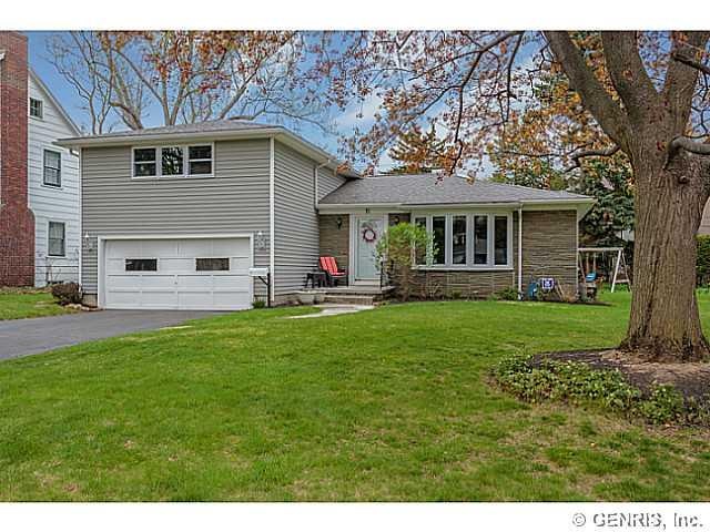 Exterior Front. Split level home in the park like 