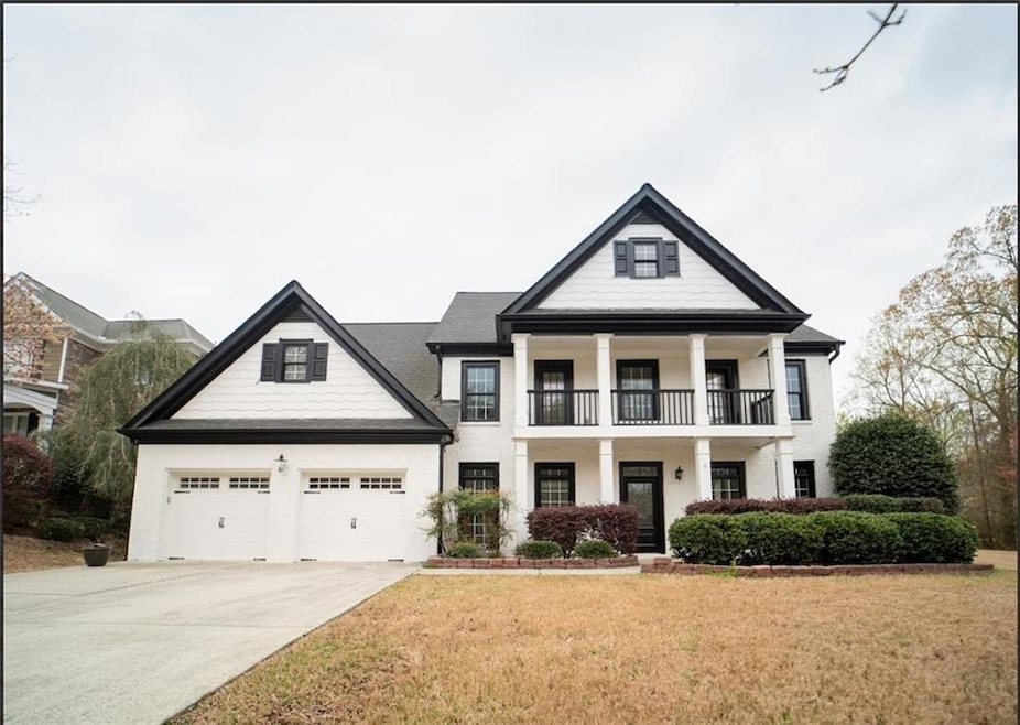 Greek revival inspired property with a balcony, co