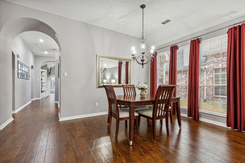 Gorgeous open floor plan with large dining room.