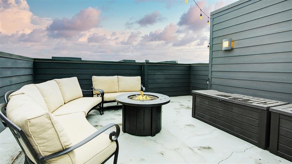 Imagine sitting on your roof deck with the cozy fi