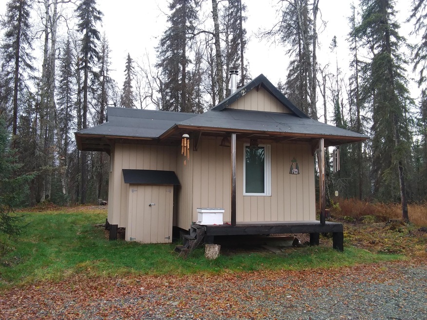 Cozy cabin in the woods