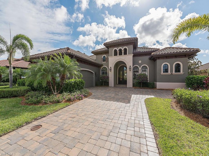 Front Entrance to this 3 Car, 4 Bedroom and 4 1/2 Baths.