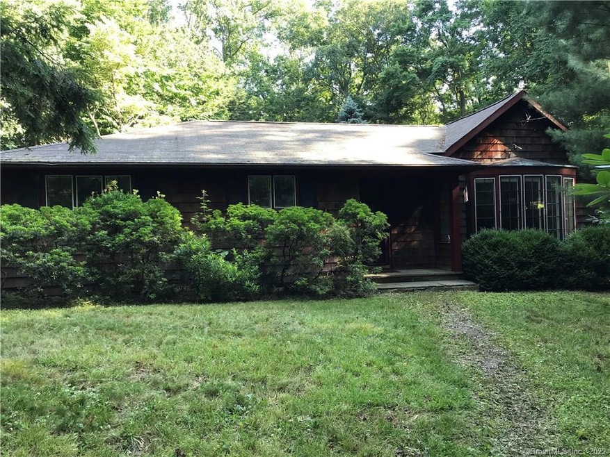 Front view of main house.