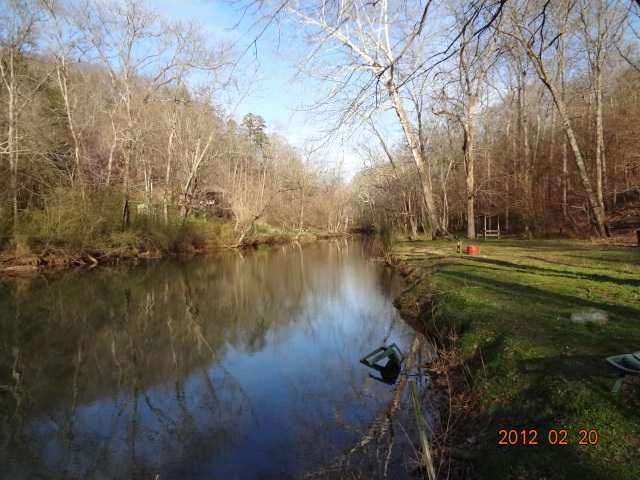 Exterior Front. Creek