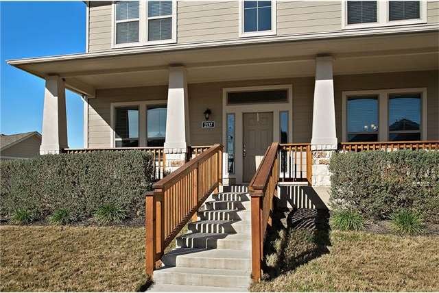 Large welcoming front porch