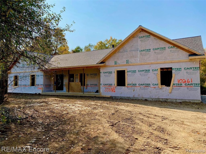 Example of current home being built that is alread