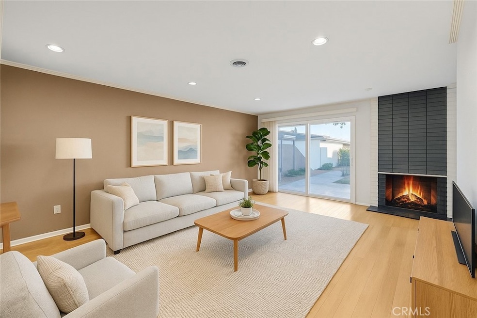 Virtually Staged Living Room